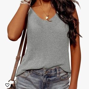 Sweater tank top